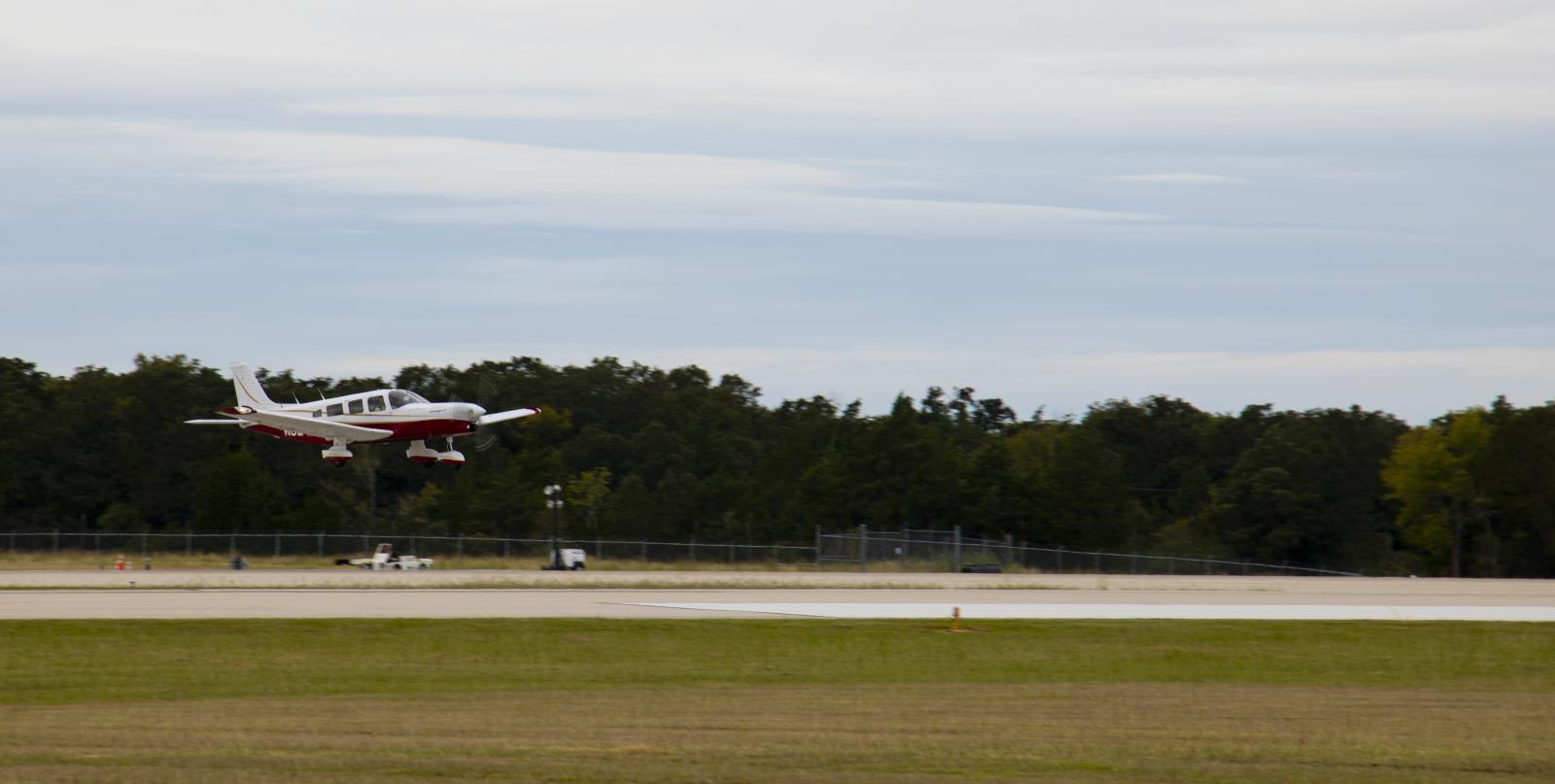 Ground effect takeoff at College Station