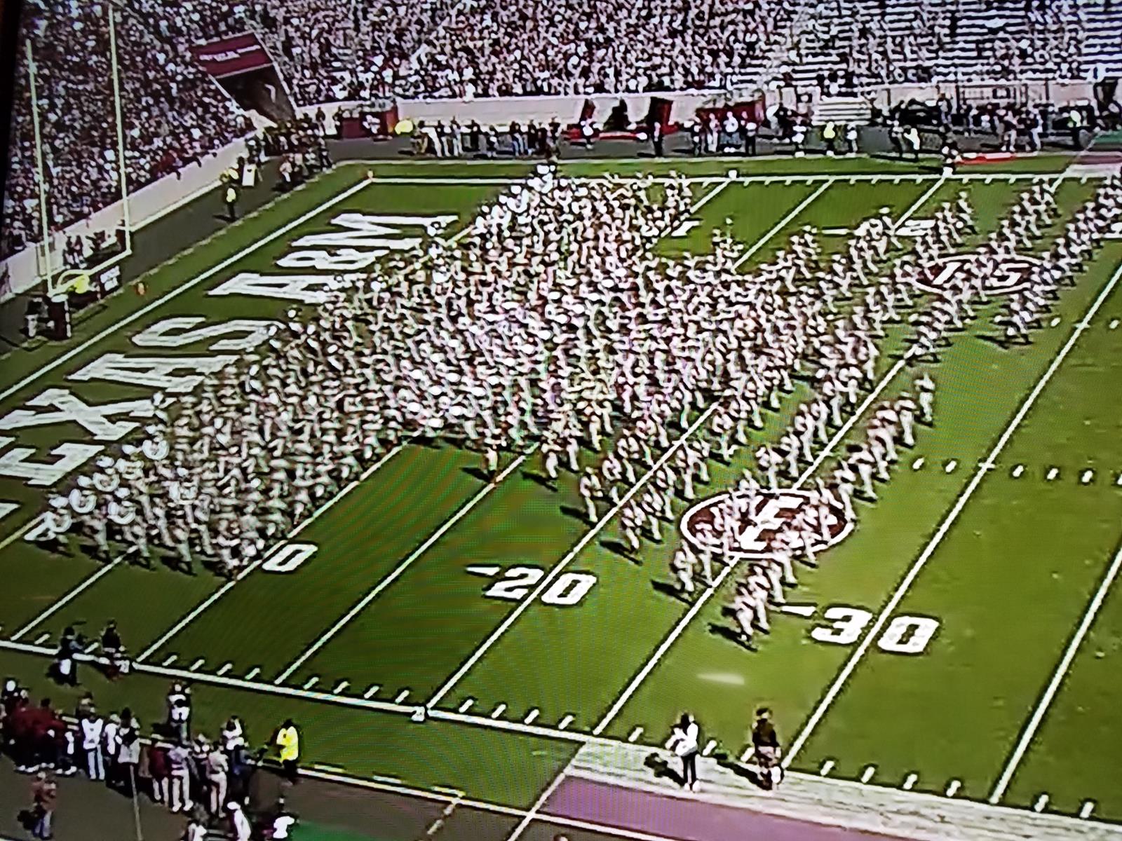 The Fightin' Texas Aggie Band Performing